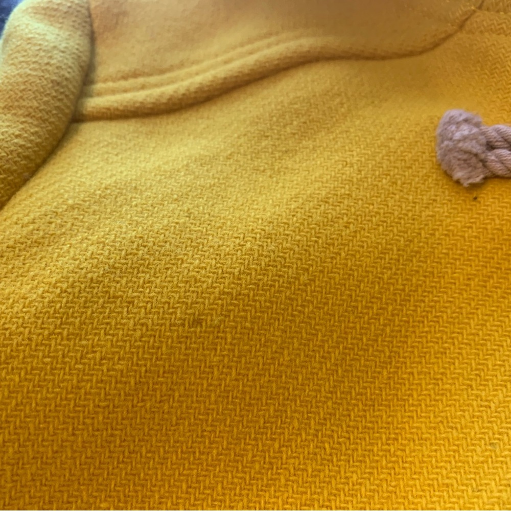 J. Crew Yellow Toggle Coat - Picture 10 of 14